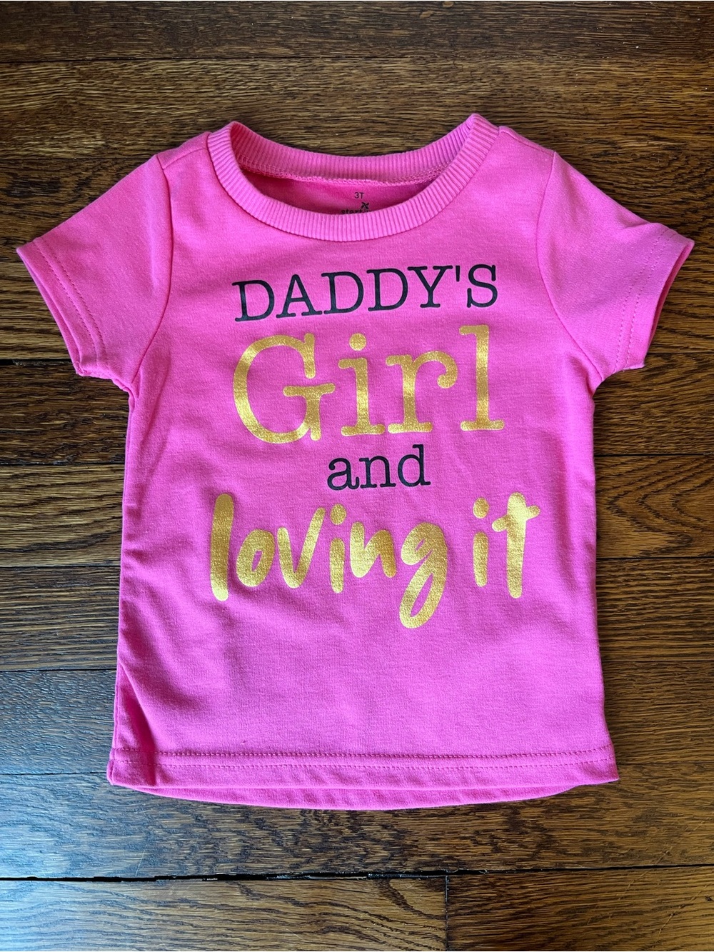 Start Up Kids Daddy’s Girl Toddler Girl Short Sleeve T-Shirt - Size 3T